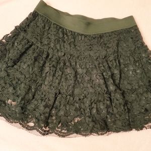 Elle Goth Lace Skater Skirt